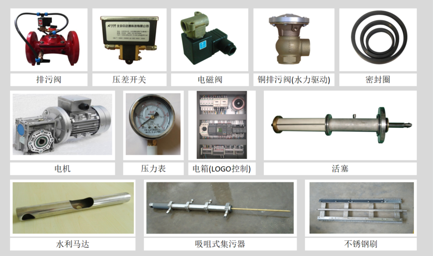 A100吸咀式過濾器設(shè)備組成