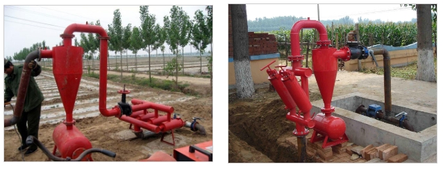 農(nóng)業(yè)灌溉果園滴管噴灌用離心砂石全自動(dòng)反沖洗過(guò)濾器