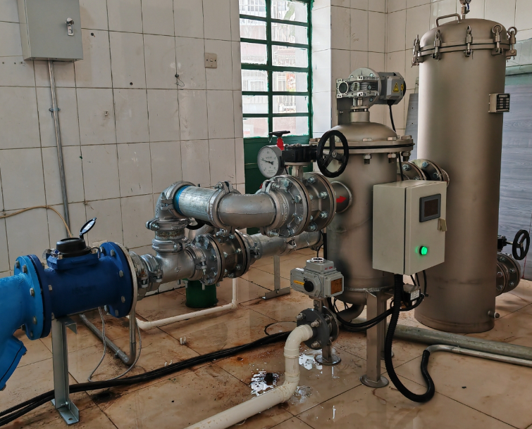 吸吮式自清洗過濾器應用現場